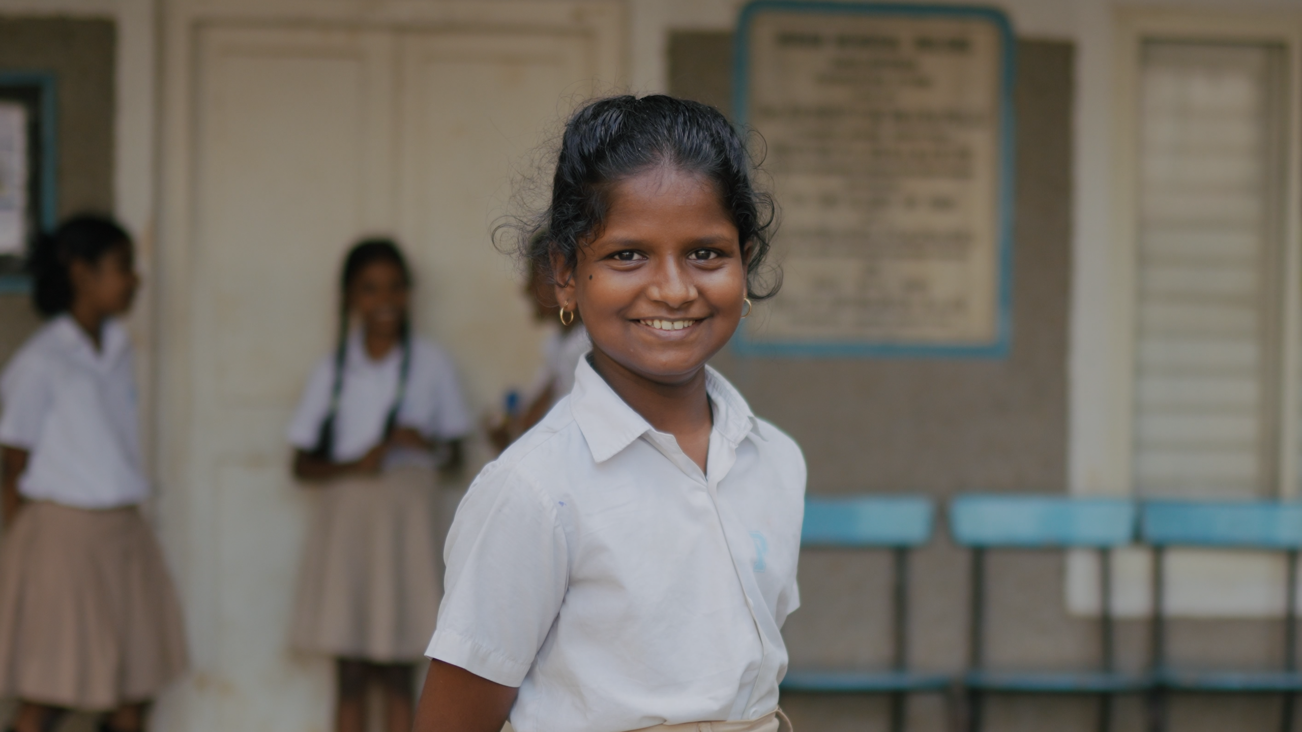 A girl supported by Hand in Hand in India