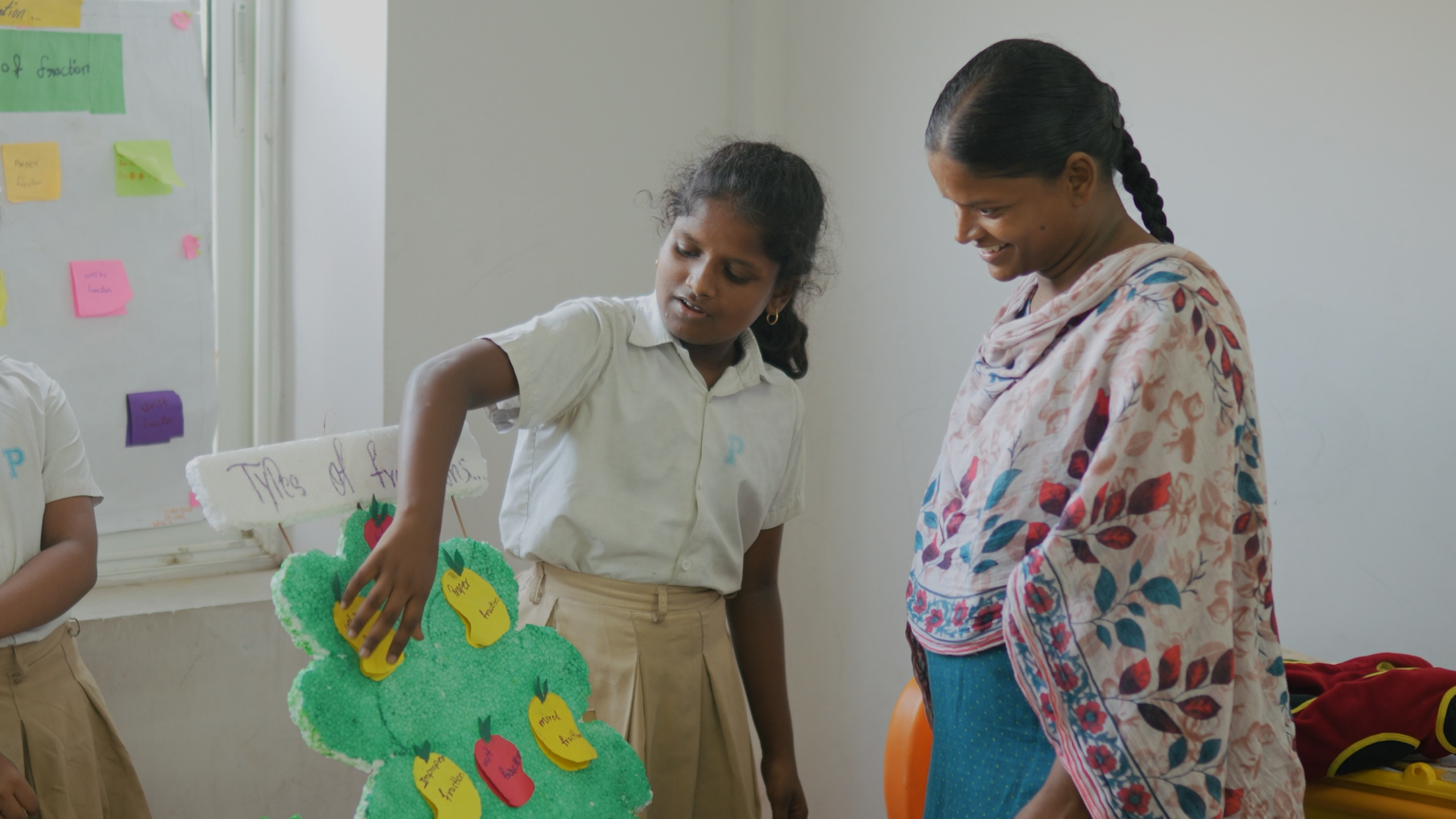 Children learning at the Bright Futures program