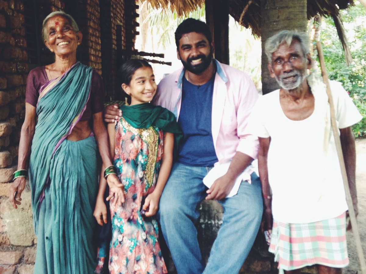 Josh Komanapalli arriving in India, 2011